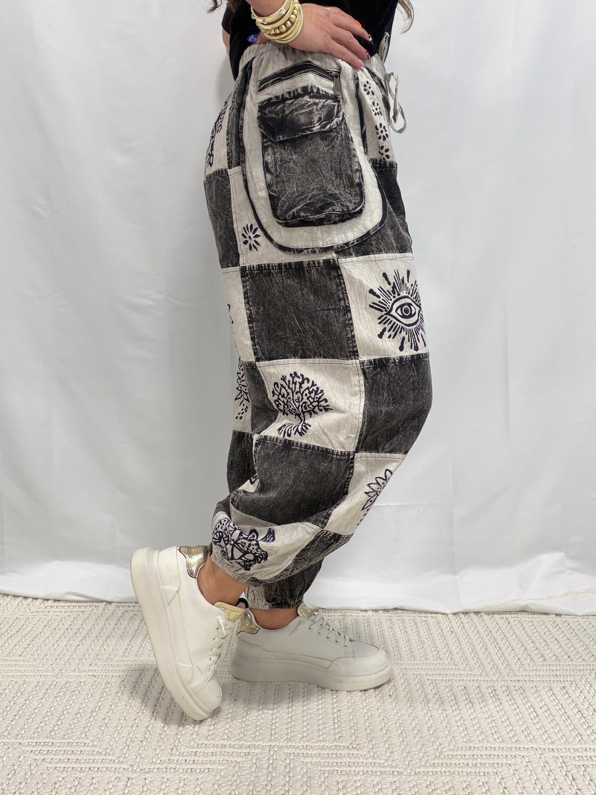 Midnight Muse Patchwork Pants