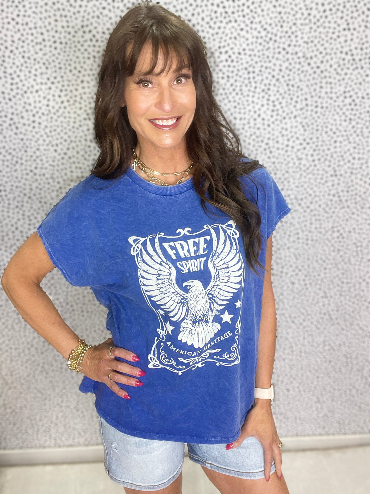 Feels Like Freedom Mineral Washed Top In 5 Colors