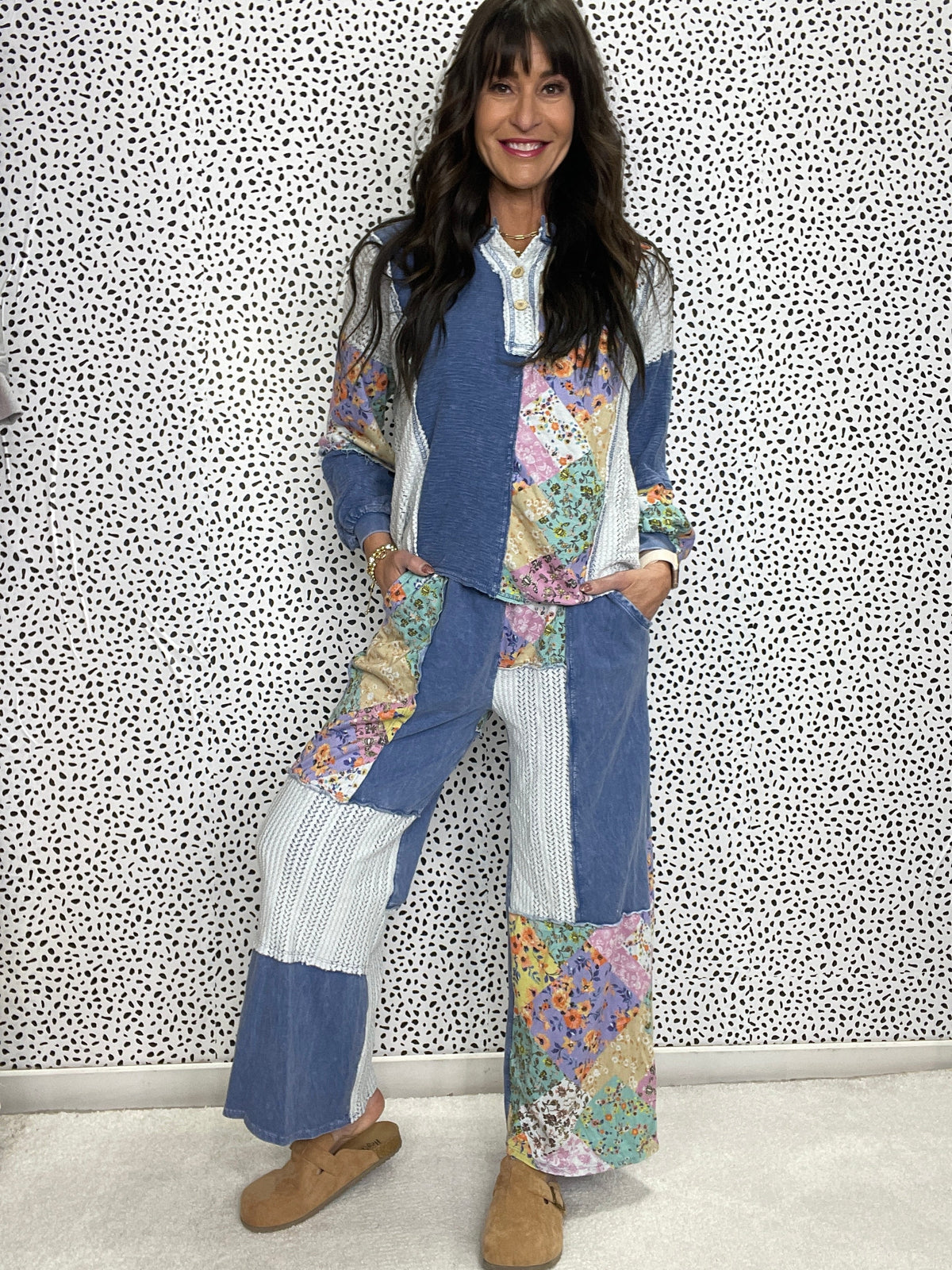 Moving My Way Mineral Washed Boho Wide Leg Pants In 4 Colors *Final Sale*