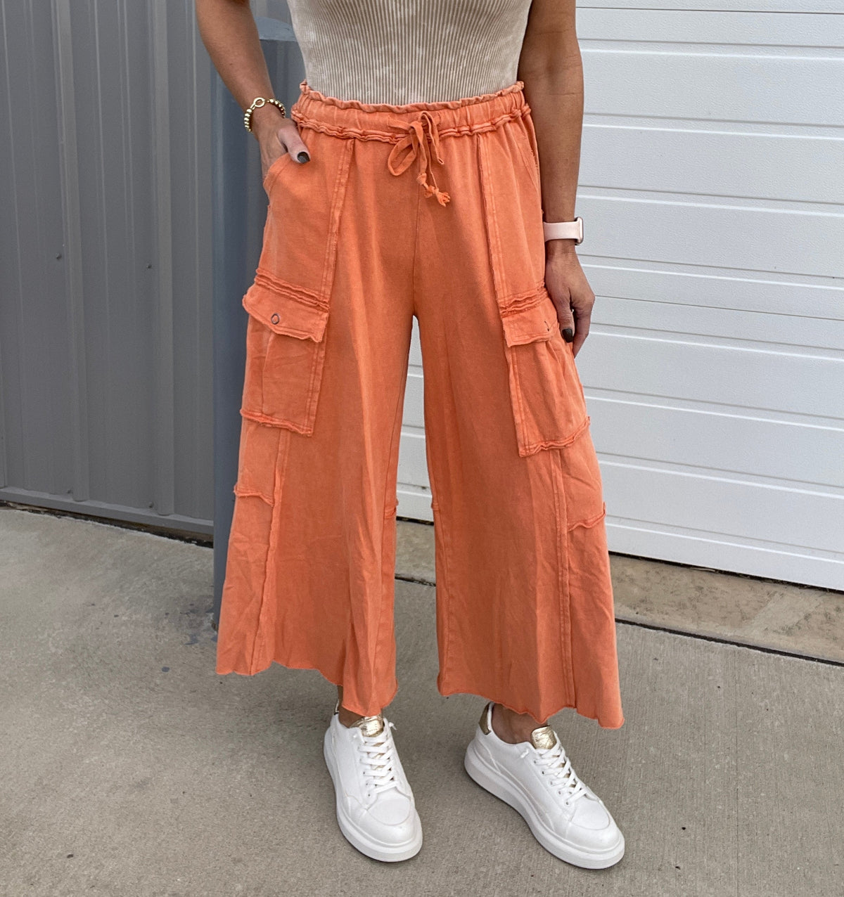 Where It's At Wide Leg Cargo Pants In 8 Colors *Final Sale*