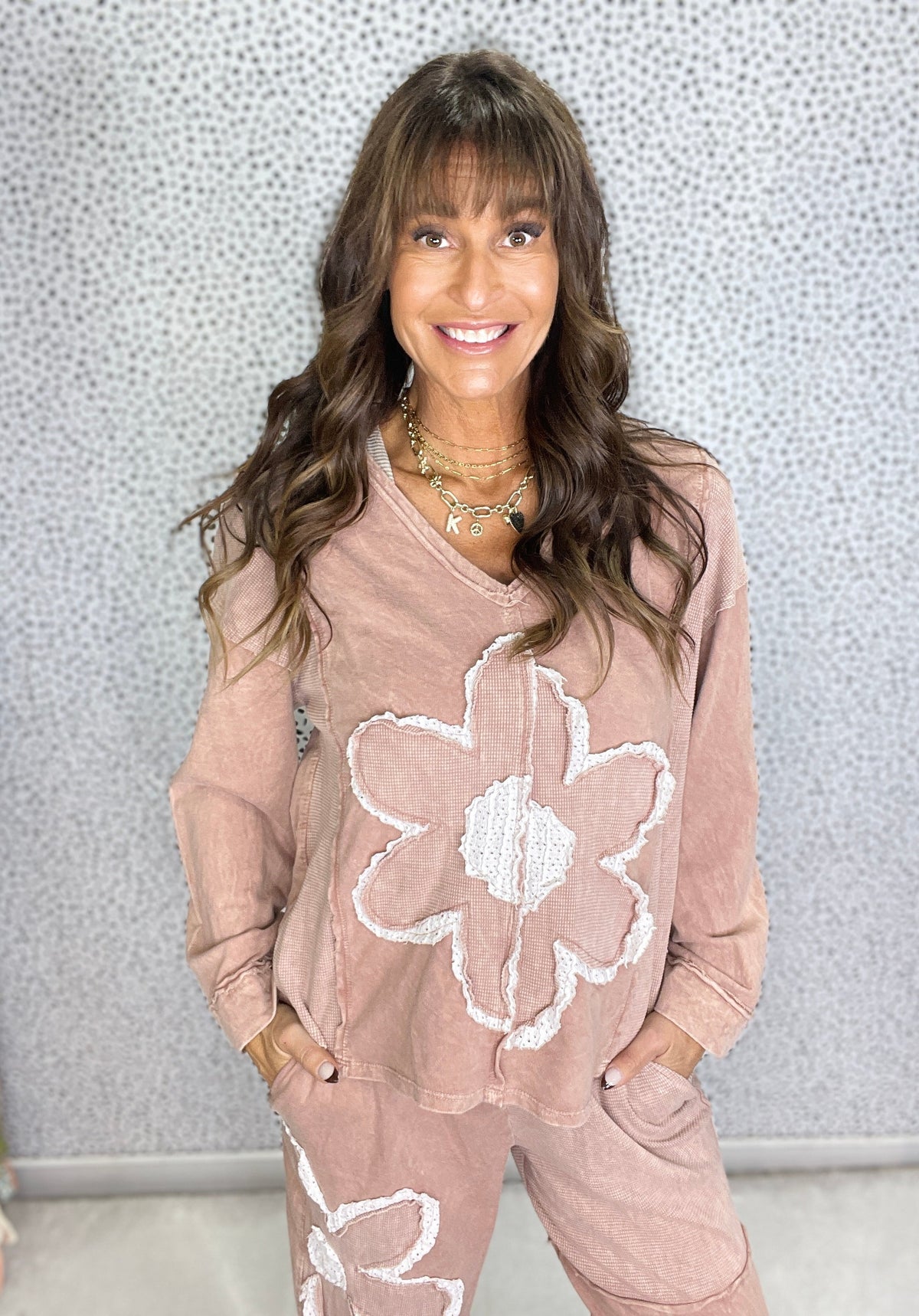 Boho Blooming Mineral Wash Top In 8 Colors