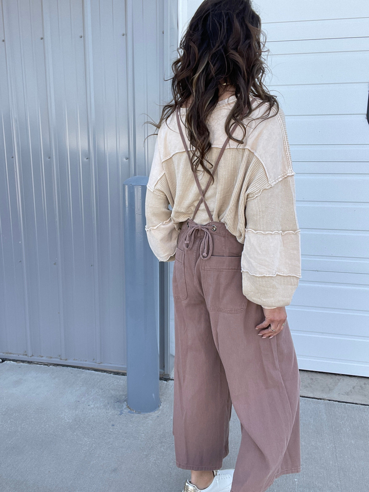 Heartbreaker Washed Twill Overalls In 2 Colors: Mocha, Sage *Final Sale*