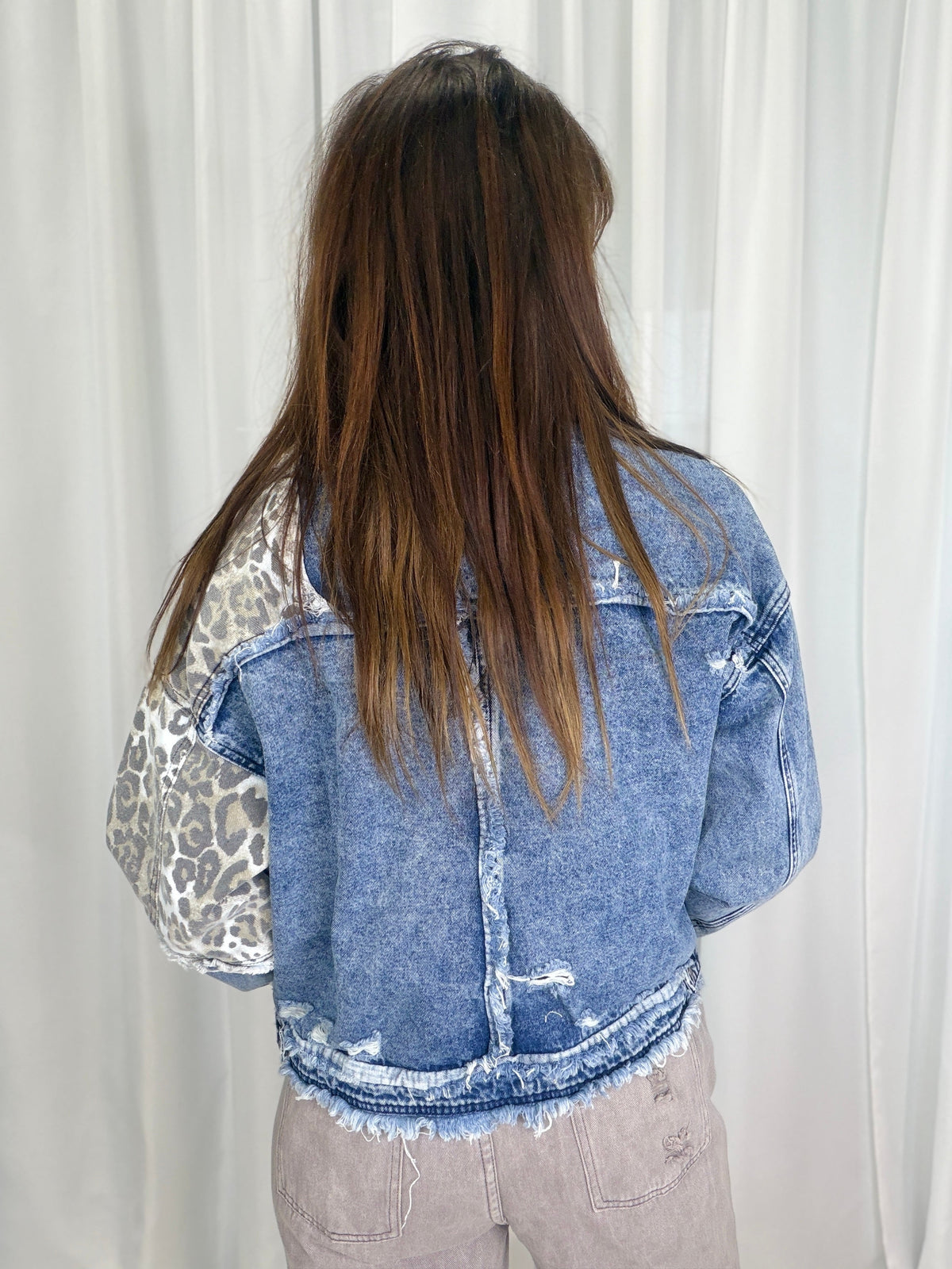 Oli & Hali Wild Side Denim Jacket In Denim