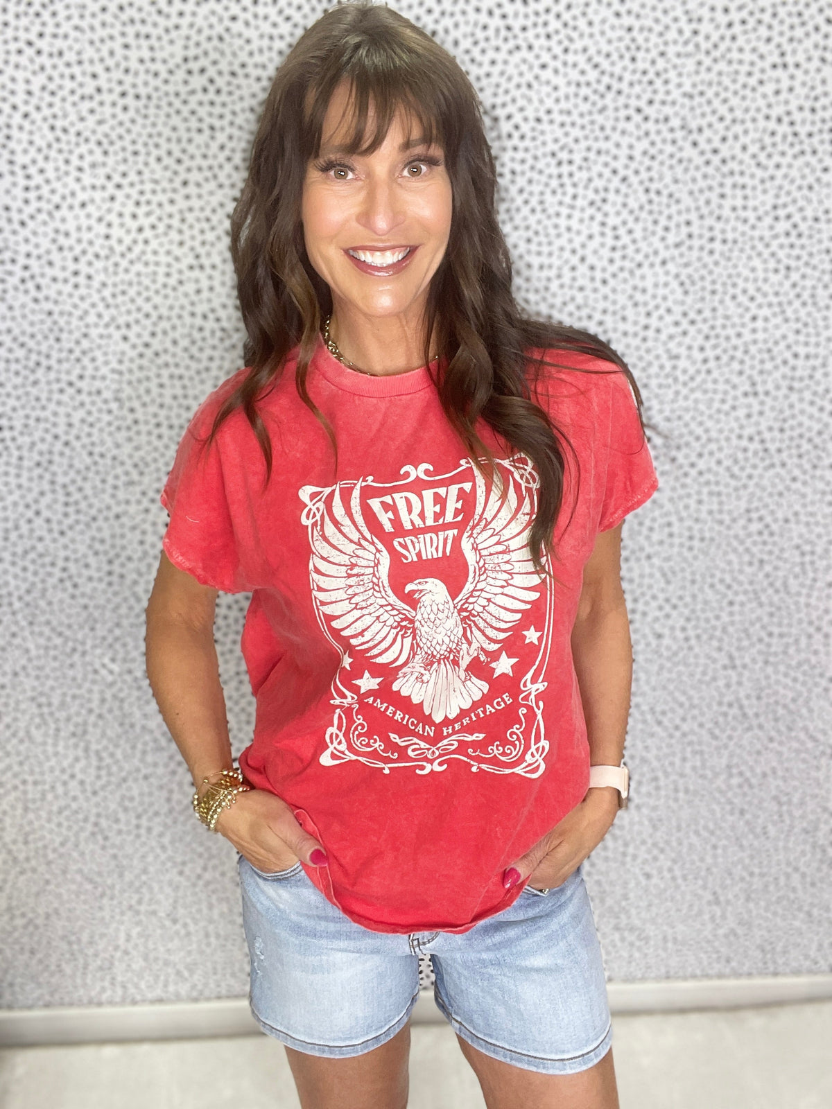 Feels Like Freedom Mineral Washed Top In 5 Colors