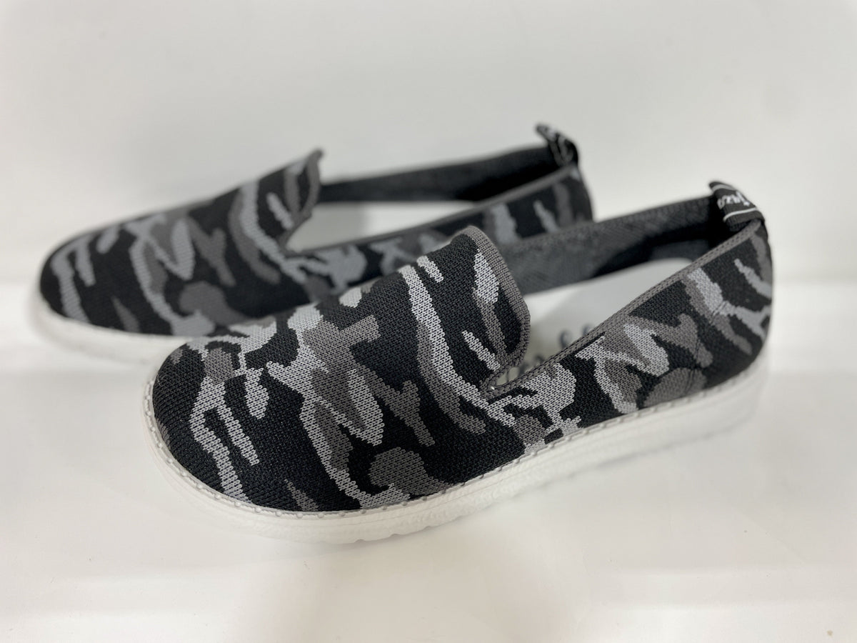 Swift Camo Grey Slip On Loafer *Final Sale*