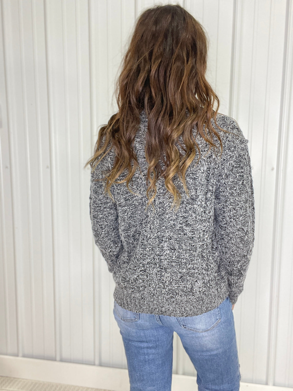 Cozy Trails Cable Knit Sweater in 2 Colors *Final Sale*
