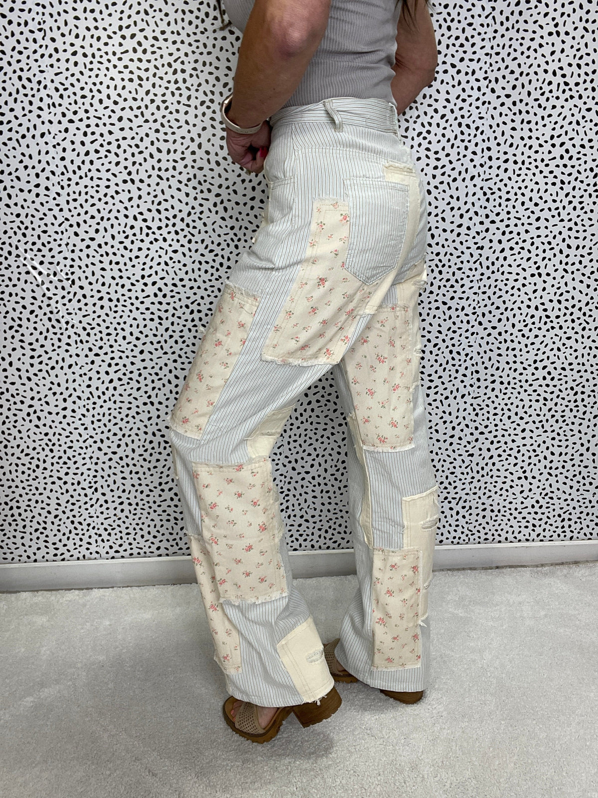 Pol Hang With Me Lightweight Easy Fit Multi Pattern Pants *Final Sale*