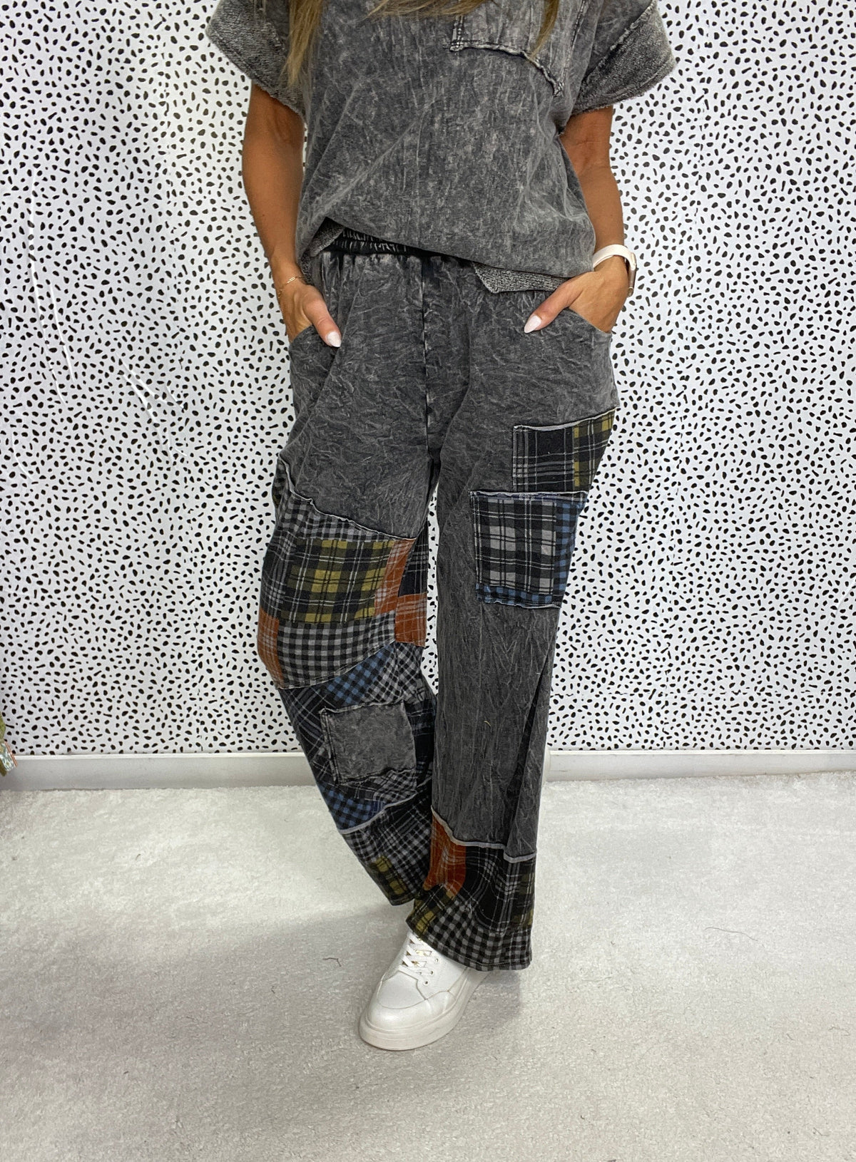 Woodland Patchwork Pants in 2 Colors