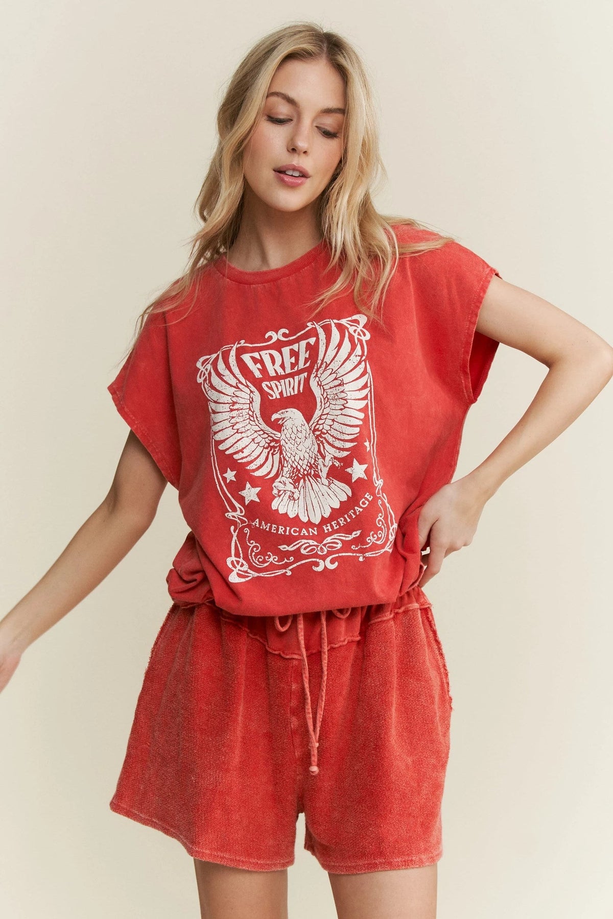 Feels Like Freedom Mineral Washed Top In 5 Colors