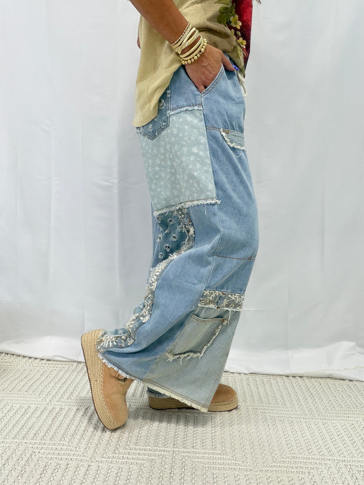 POL Choose To Hold Me Roomy Fit Pants In 2 Colors