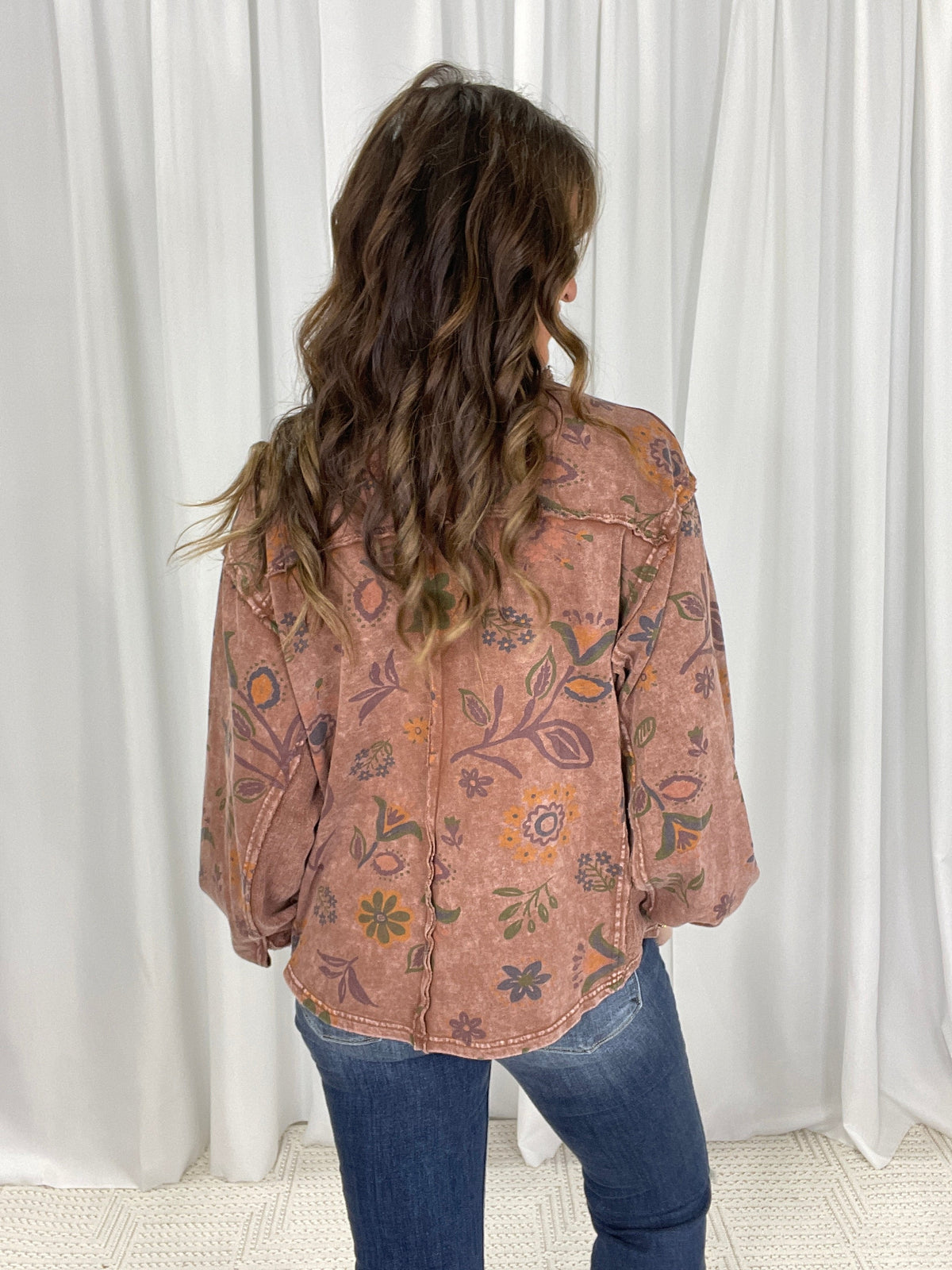 Wildflower Whisper Mineral Wash Top In 6 Colors