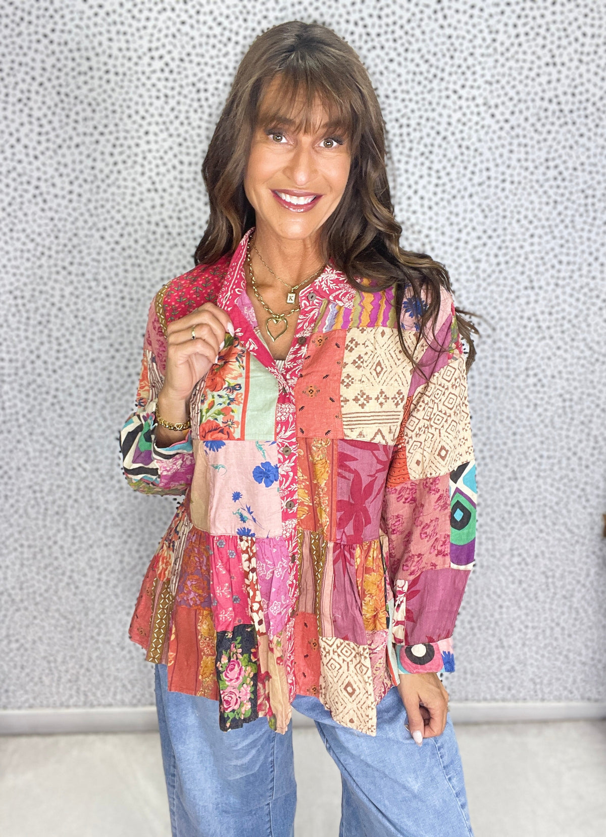 Boho Mosaic Patchwork Jacket