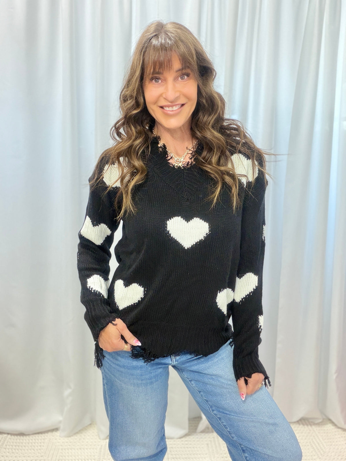 Don't Break My Heart Sweater *Final Sale*