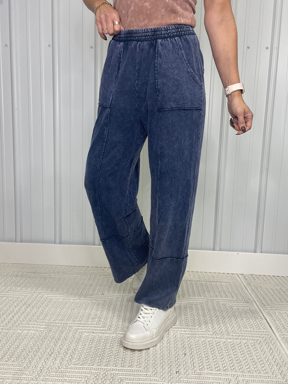 Something Right Mineral Washed Pants In 3 Colors