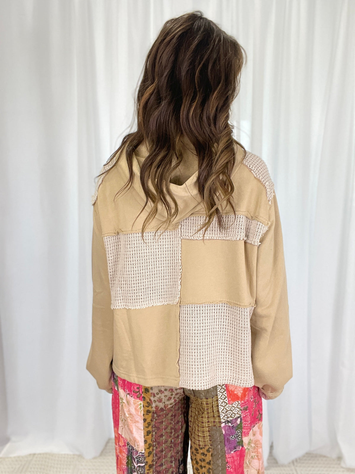 POL Sweet Escape Flower Patch Hoodie In 2 Colors *Final Sale*