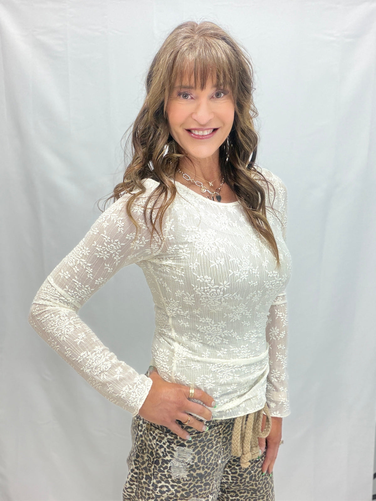 The Main Attraction Lace Top