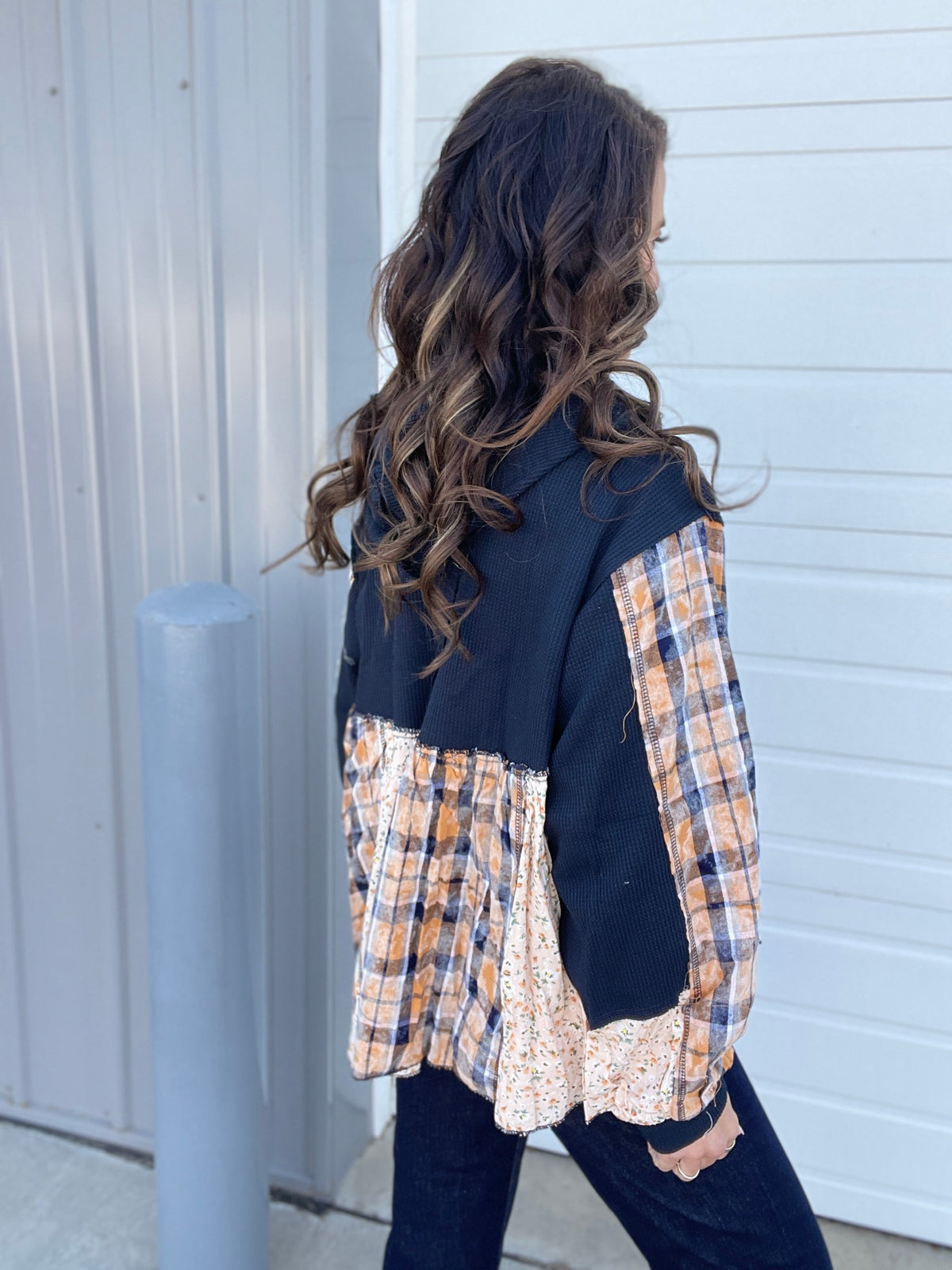 Pol Love And Beauty Long Sleeve Zip Up Shirt Jacket In 3 Colors