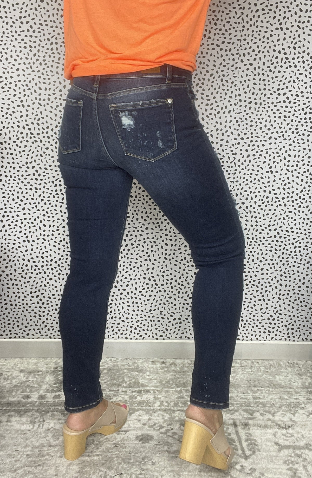 Judy Blue Shannon Boyfriend Distressed Jeans 198