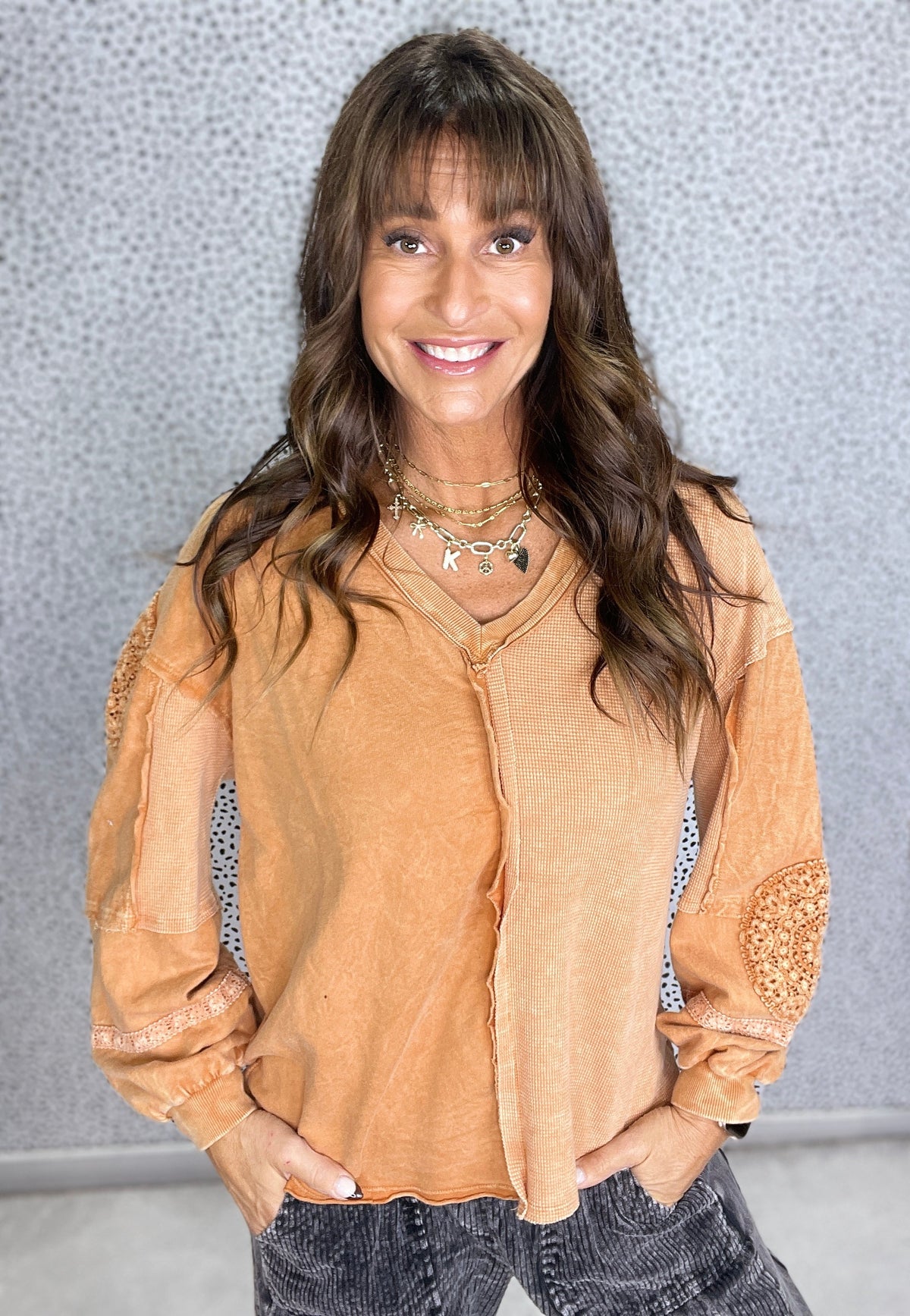 Desert Bloom Waffle Knit Top in 5 Colors