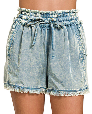 Perfect Comfort Mineral Washed Shorts In 4 Colors *Final Sale*