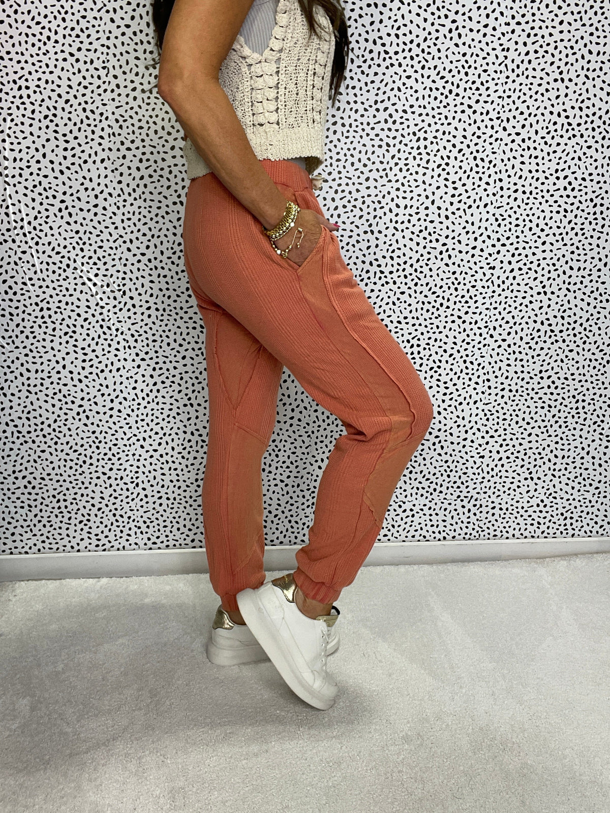 POL Where Are We Going Lightweight Thermal Drawstring Pants *Final Sale*