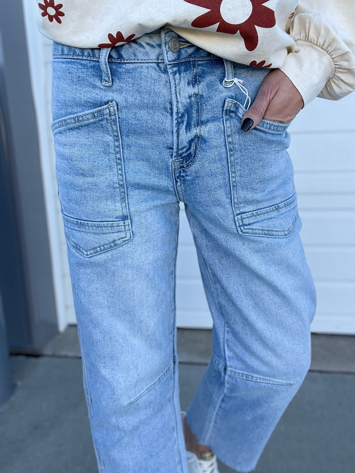 Vervet Kami Super High Rise Barrel Jeans 575 In Heroine