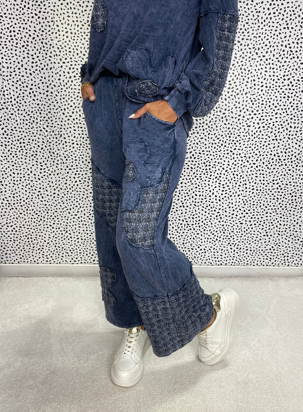 Wildflower Patchwork Wide Leg Pants in 2 Colors *Final Sale*