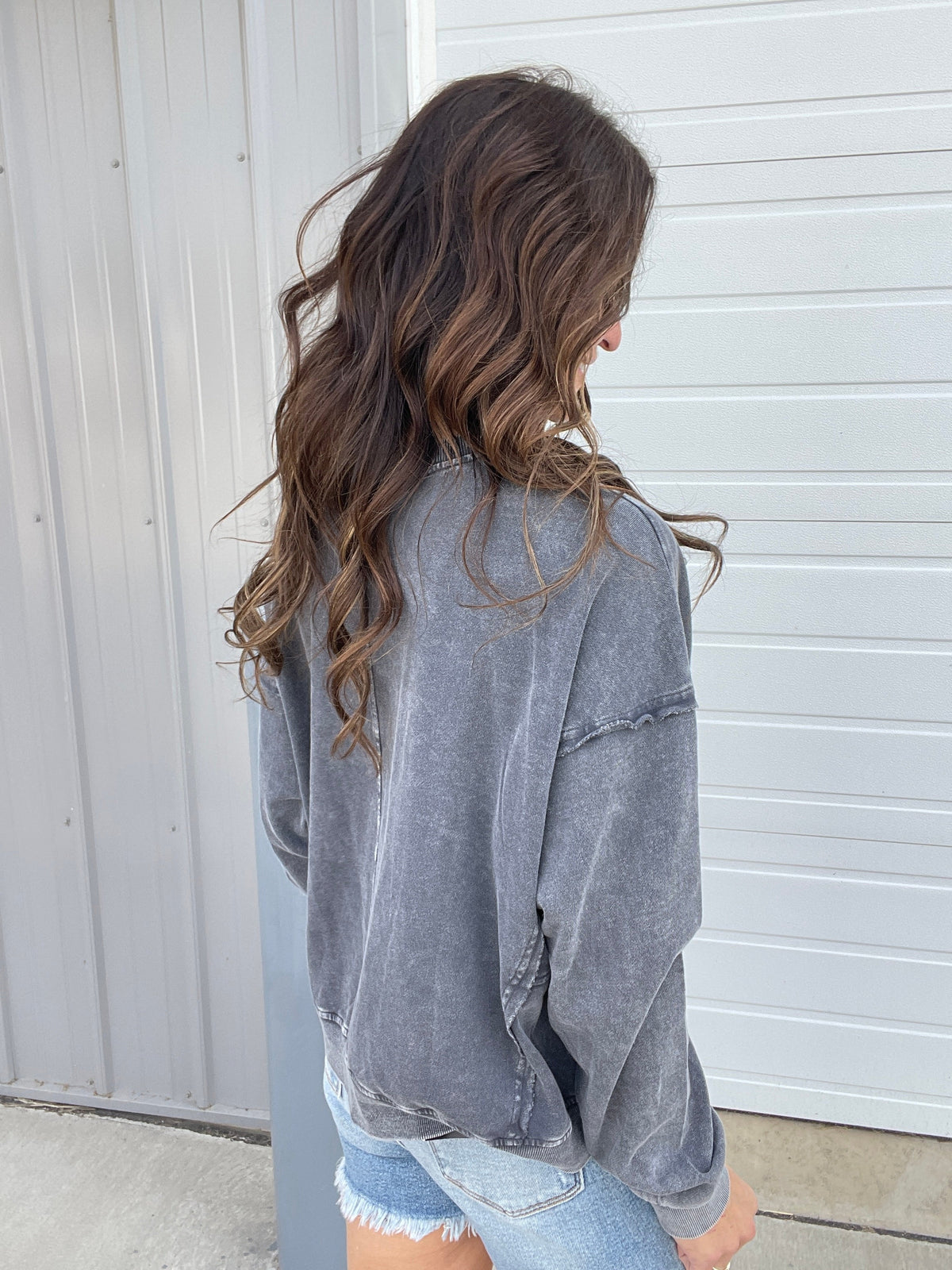 Petal Power Terry Knit Pullover Top In 15 Colors