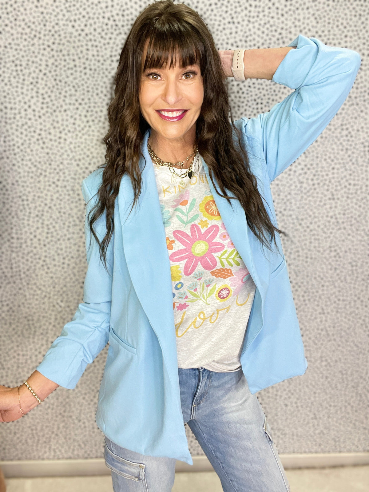 Out Of My Way Scrunch Sleeve Blazer In 3 Colors