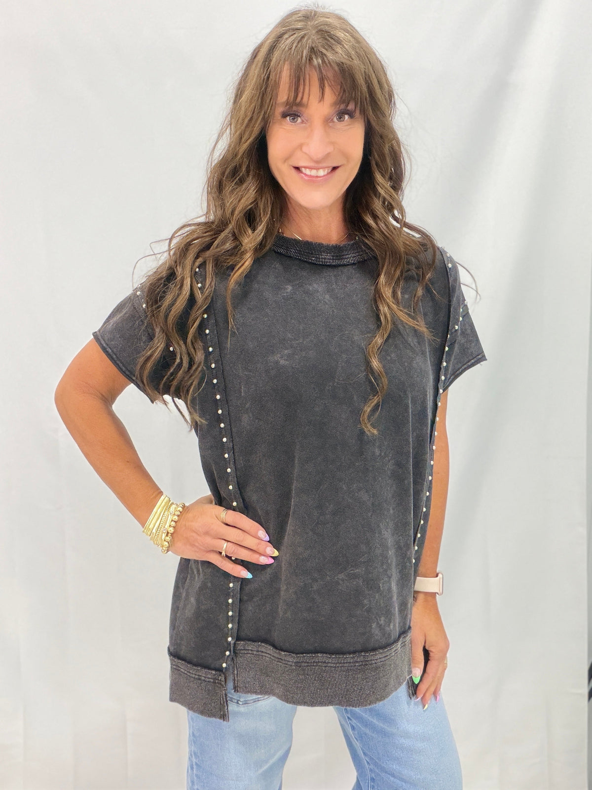 Baby Forever Short Sleeve Top In 2 Colors