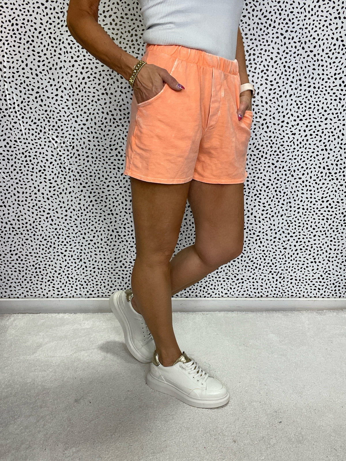 Easy Fit Mineral Washed Shorts in 4 Colors *Final Sale*