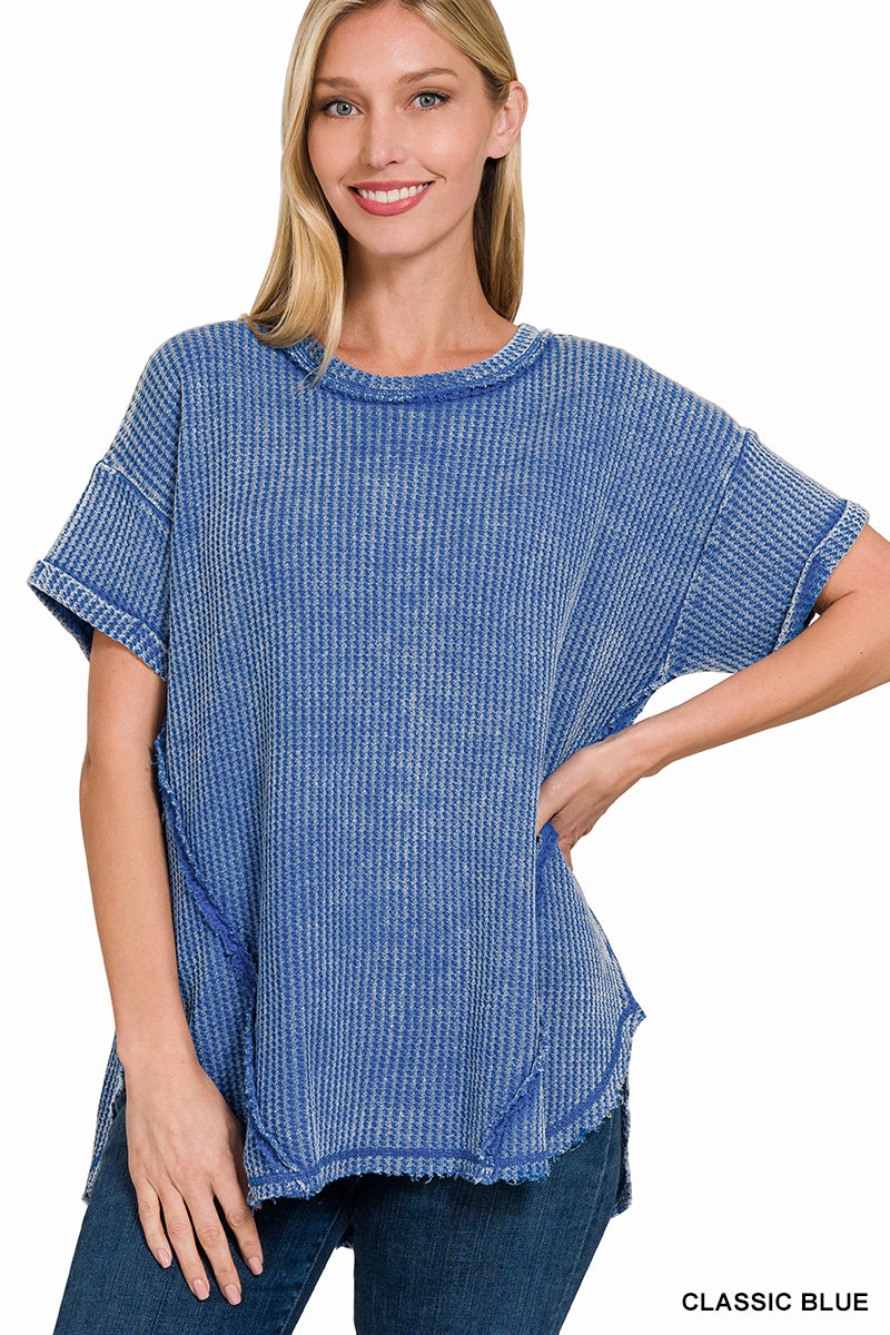 Casual Composure Short Sleeve Top In 4 Colors *Final Sale*