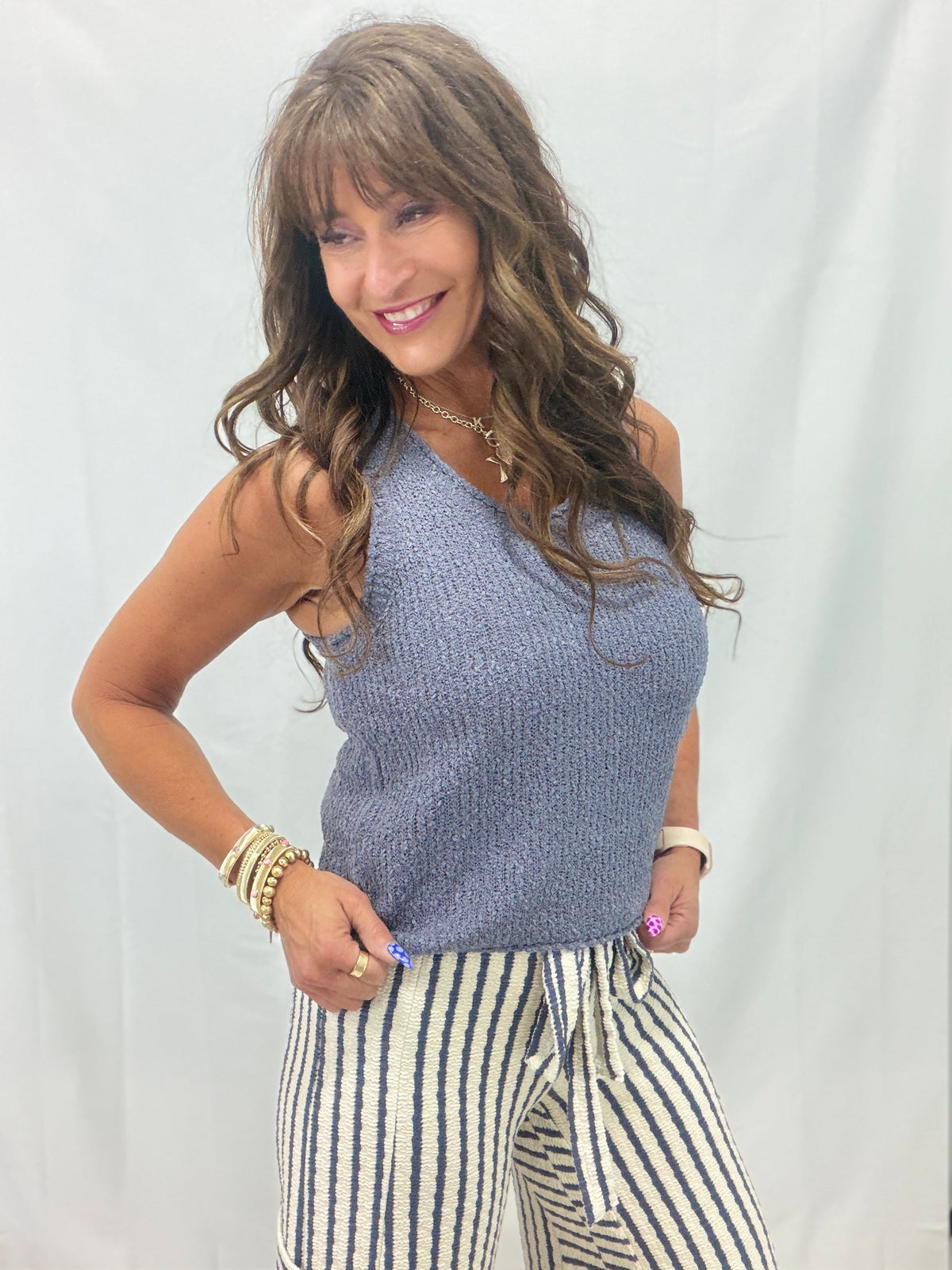 Cutting Corners Sweater Tank Top in 2 Colors