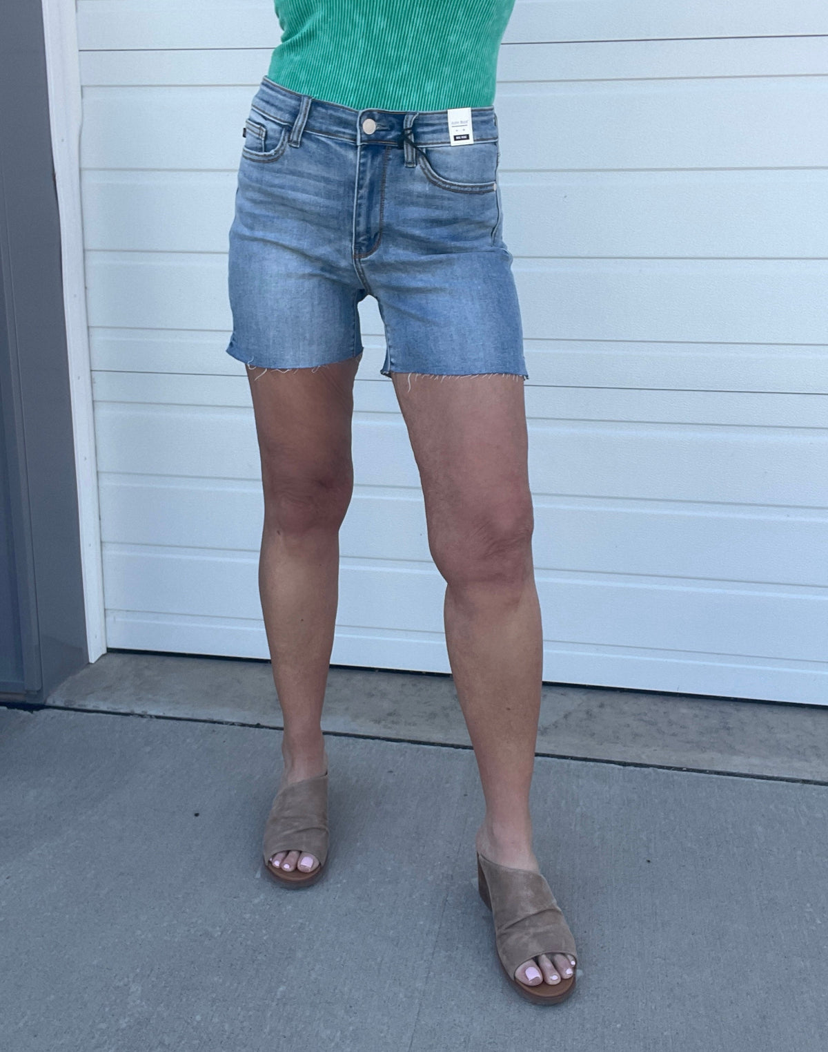 Judy Blue Willow Mid Rise Cut Off Shorts 251 *Final Sale*
