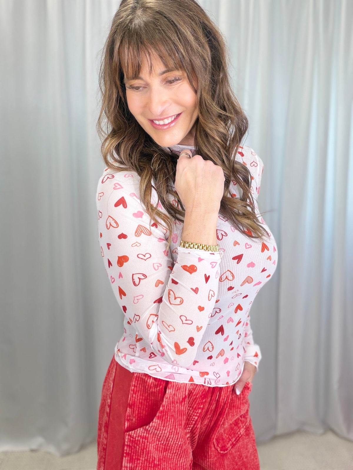 Nothing But Love Mesh Layering Top In White *Final Sale*