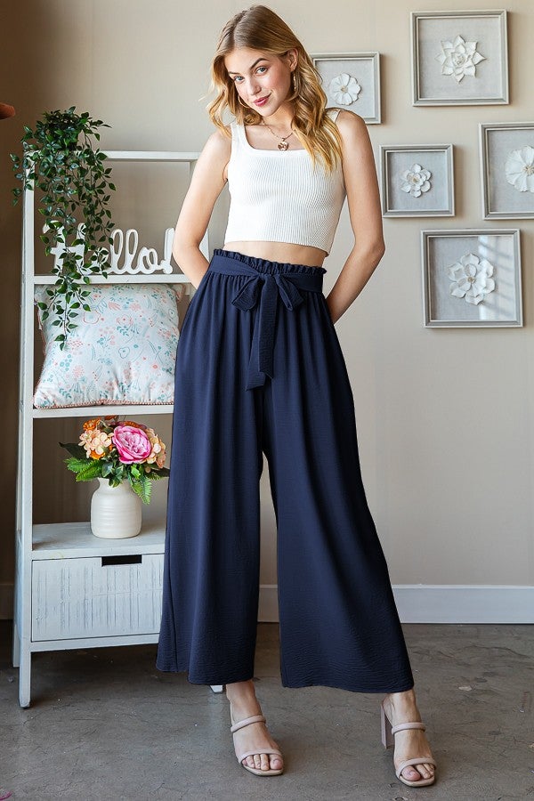 Pre-Order Pre-Order Paperbag Waistband Pocket Casual Pants In 4 Colors*Final Sale* *Final Sale*