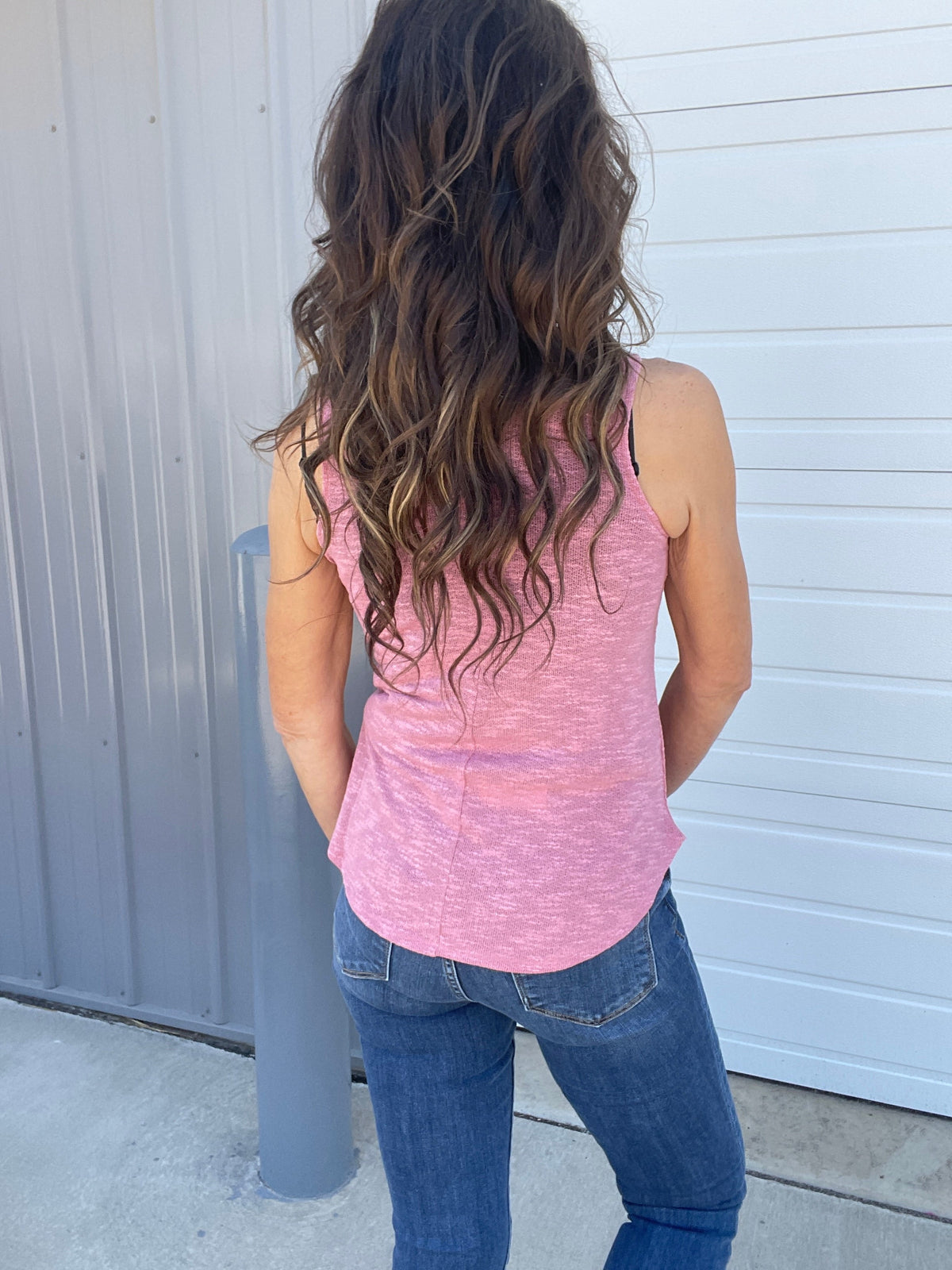 Burnout Lightweight Sweater Knit Tank Top in 6 Colors *Final Sale*