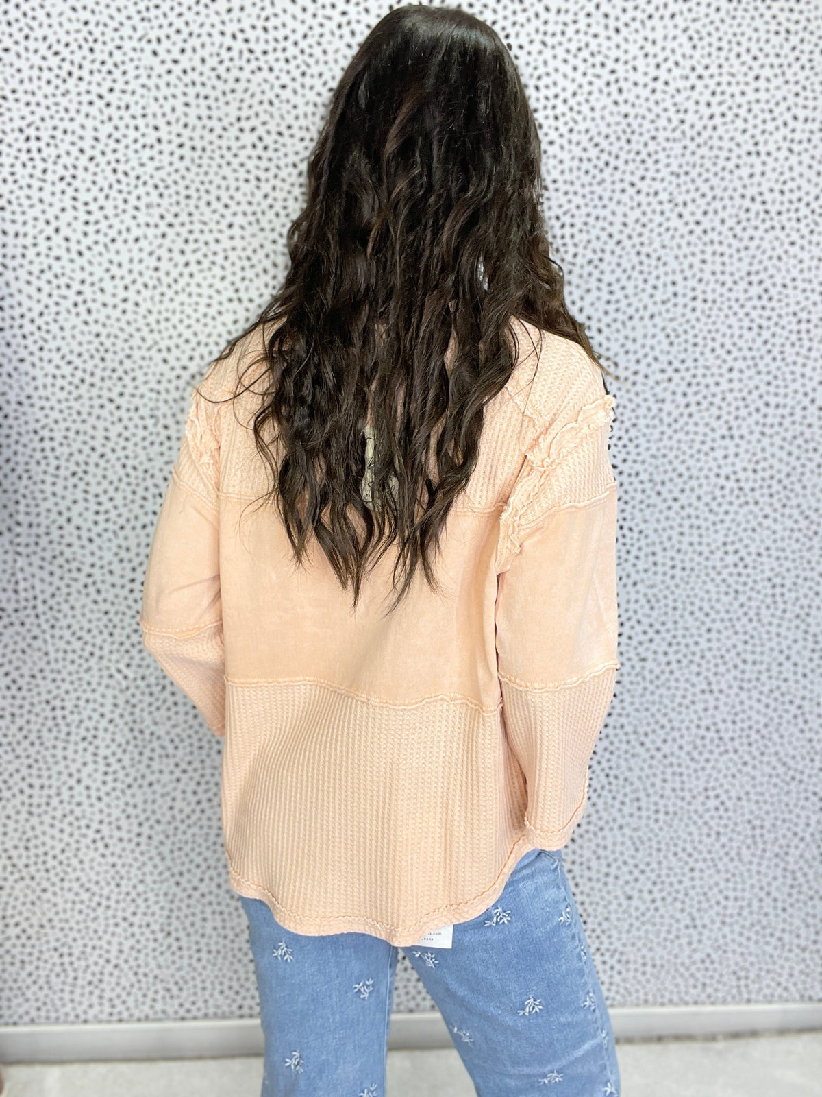 Something To Say Cotton Thermal Knit Top In 5 Colors *Final Sale*