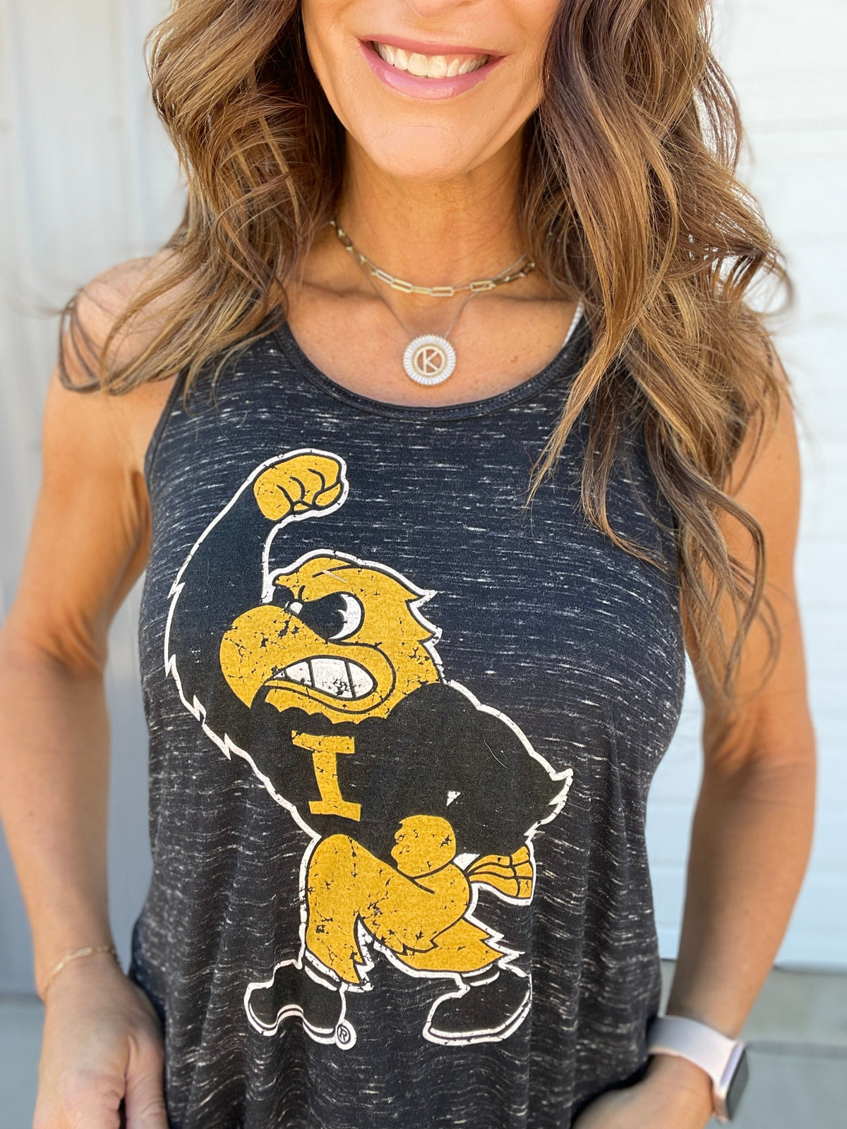 Fighting Herky Marble Tank Top In 2 Colors