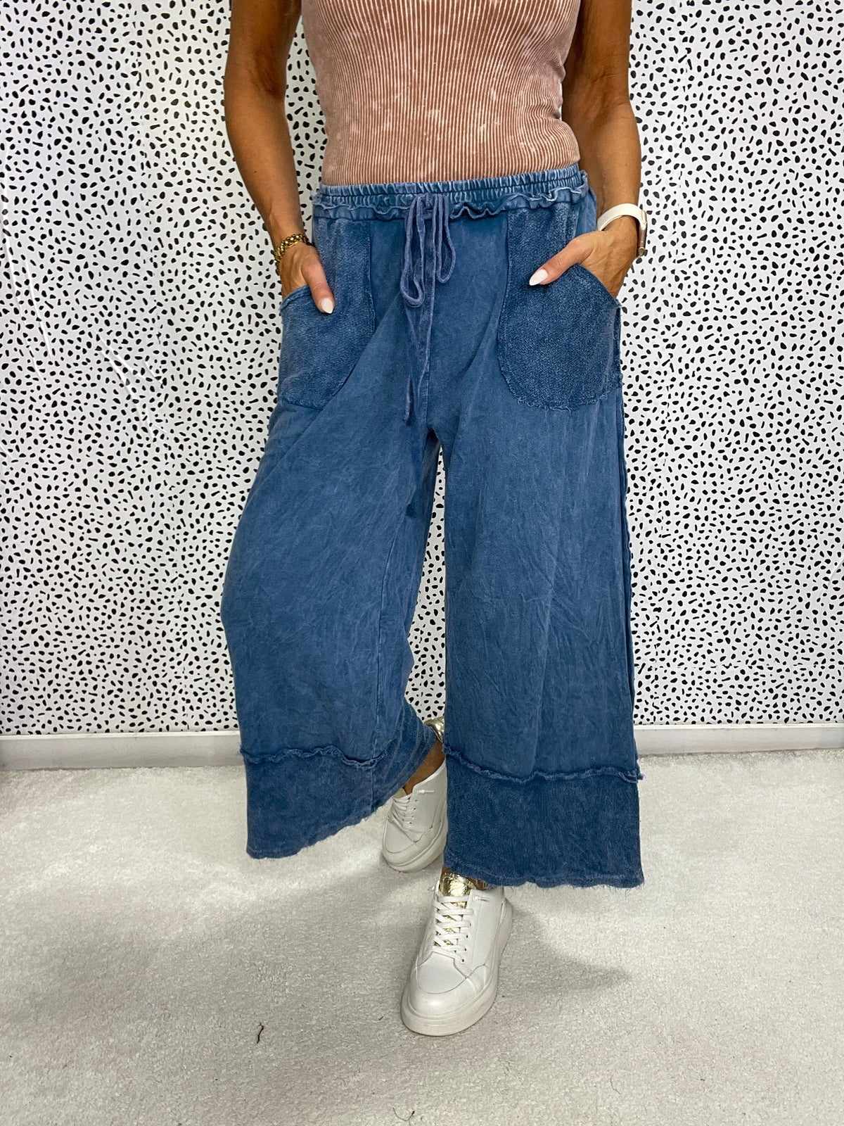 Pretty Girl Easy Mineral Wash Pants In 13 Colors
