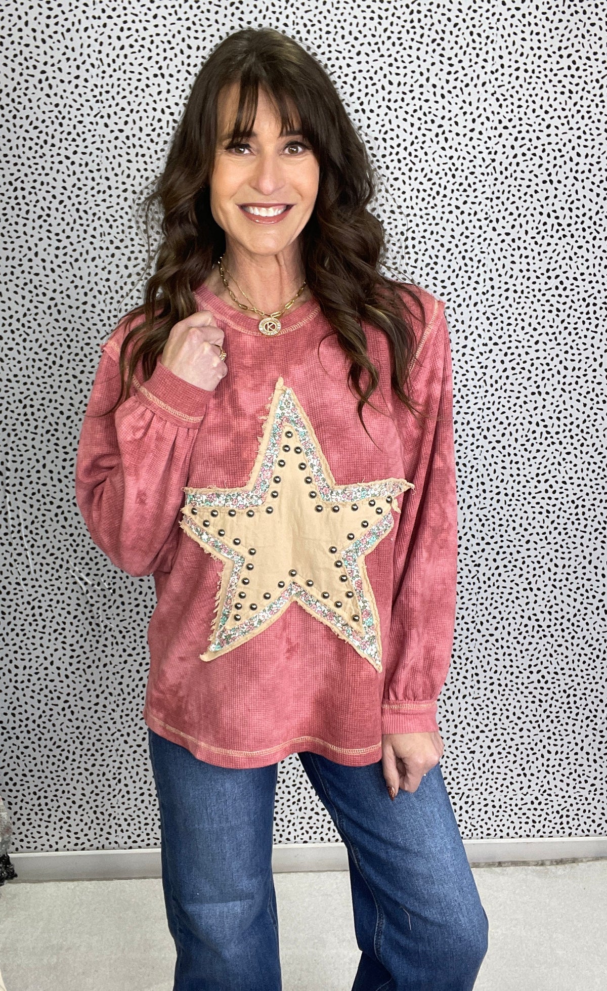 POL Stellar Shine Long Sleeve Thermal Top In 2 Colors