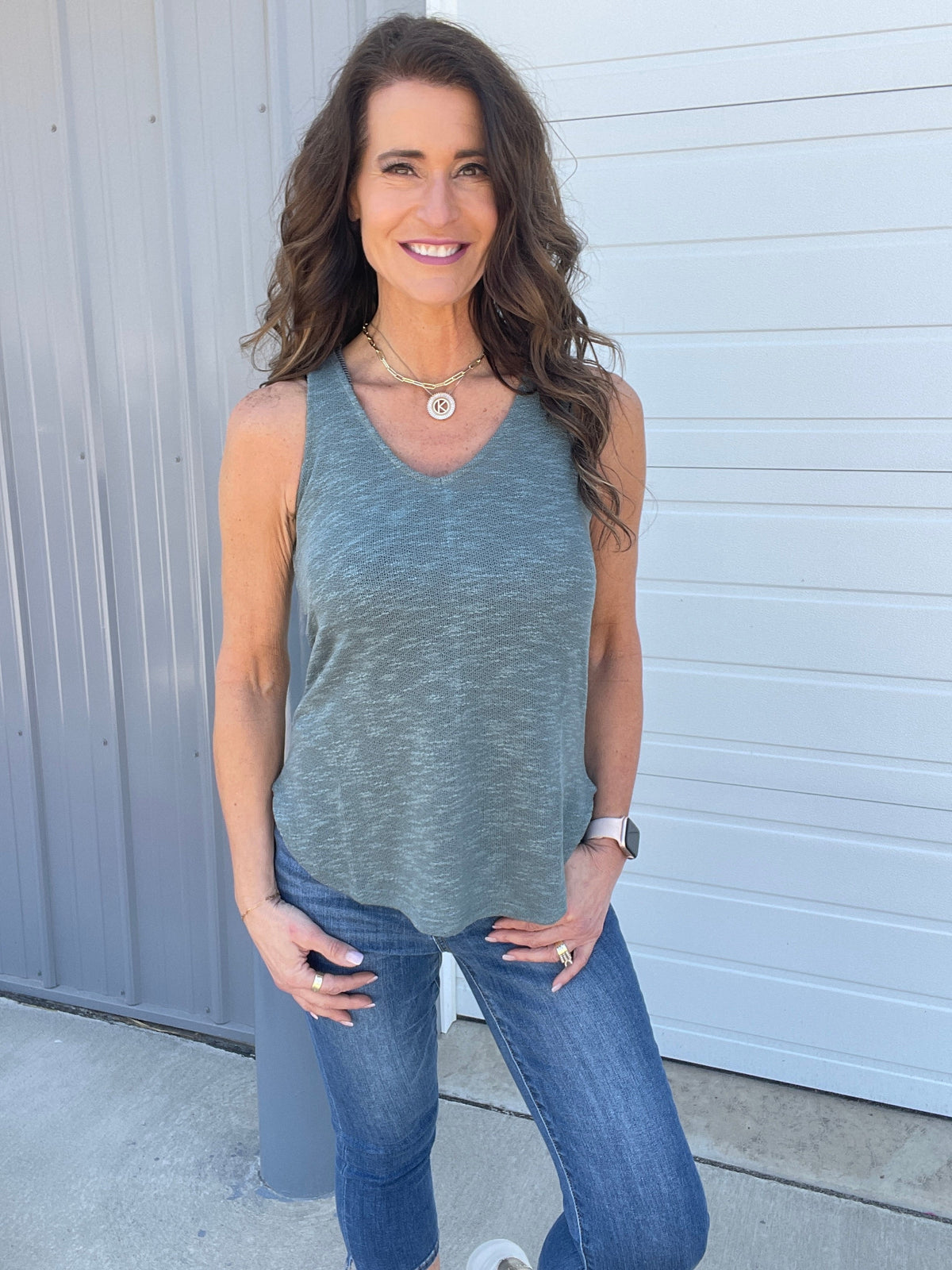 Burnout Lightweight Sweater Knit Tank Top in 6 Colors *Final Sale*