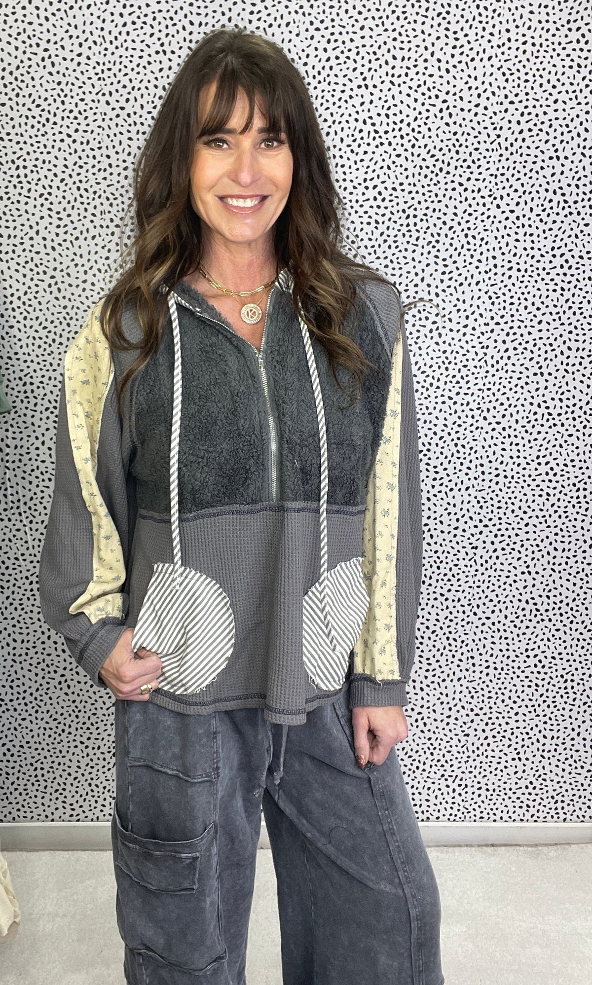 POL Time For You Long Sleeve Top *Final Sale*