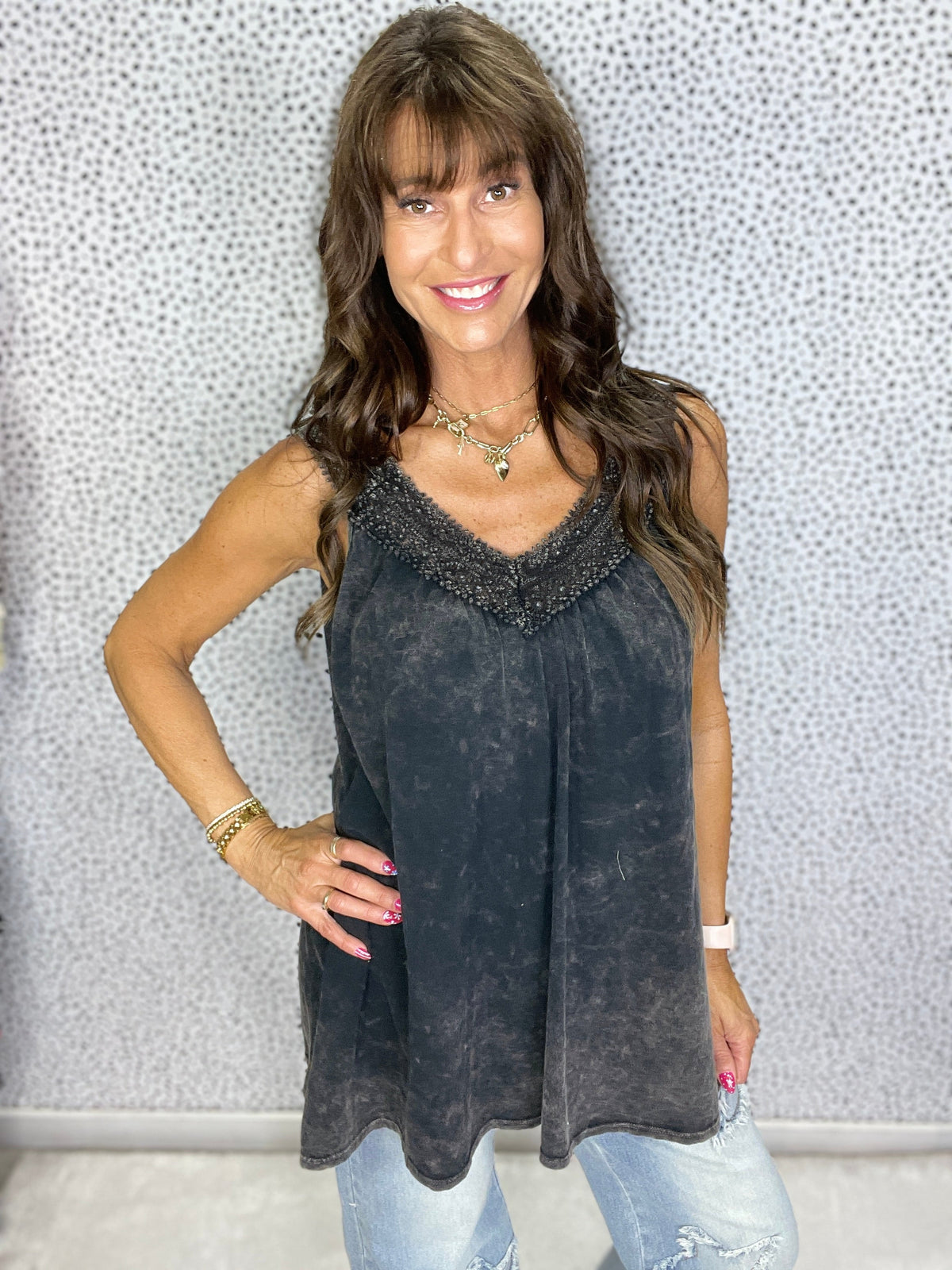 Twist On Things V-Neck Tank Top In 3 Colors *Final Sale*