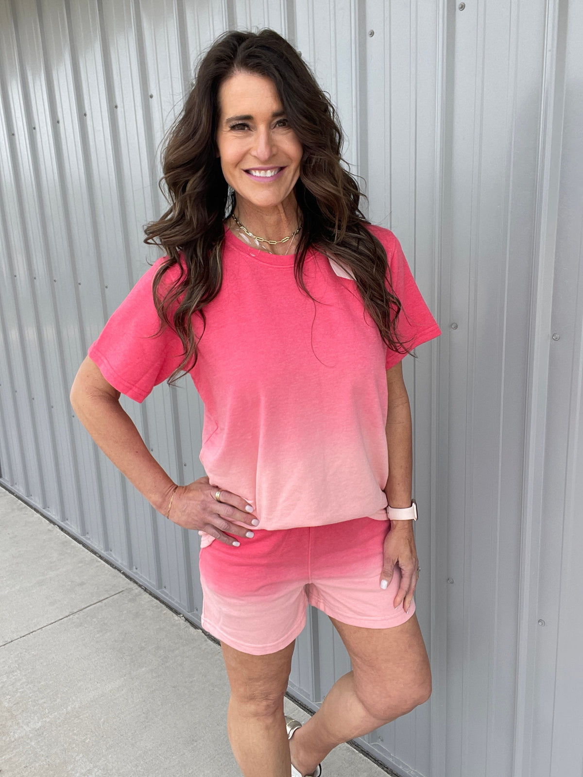 Summer Oasis Ombre Comfort Top In 2 Colors *Final Sale*