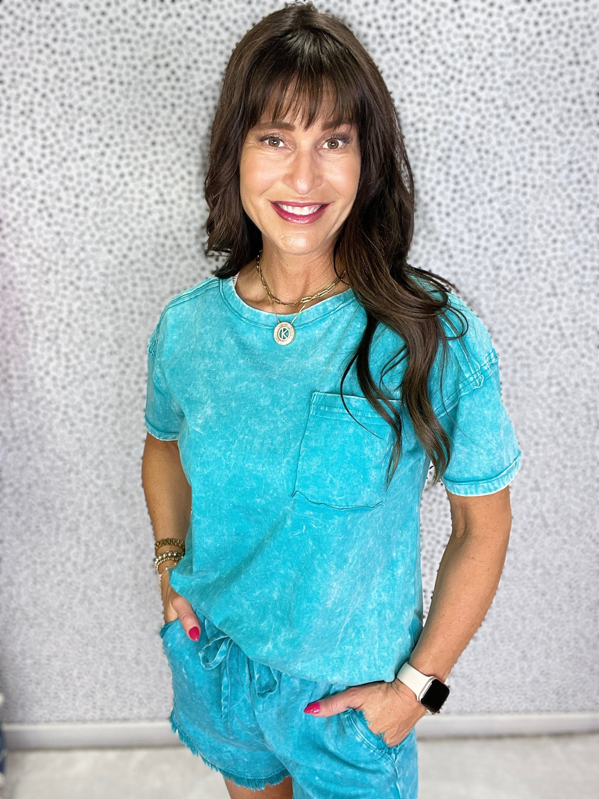 Little Moments Acid Washed Top In 6 Colors *Final Sale*