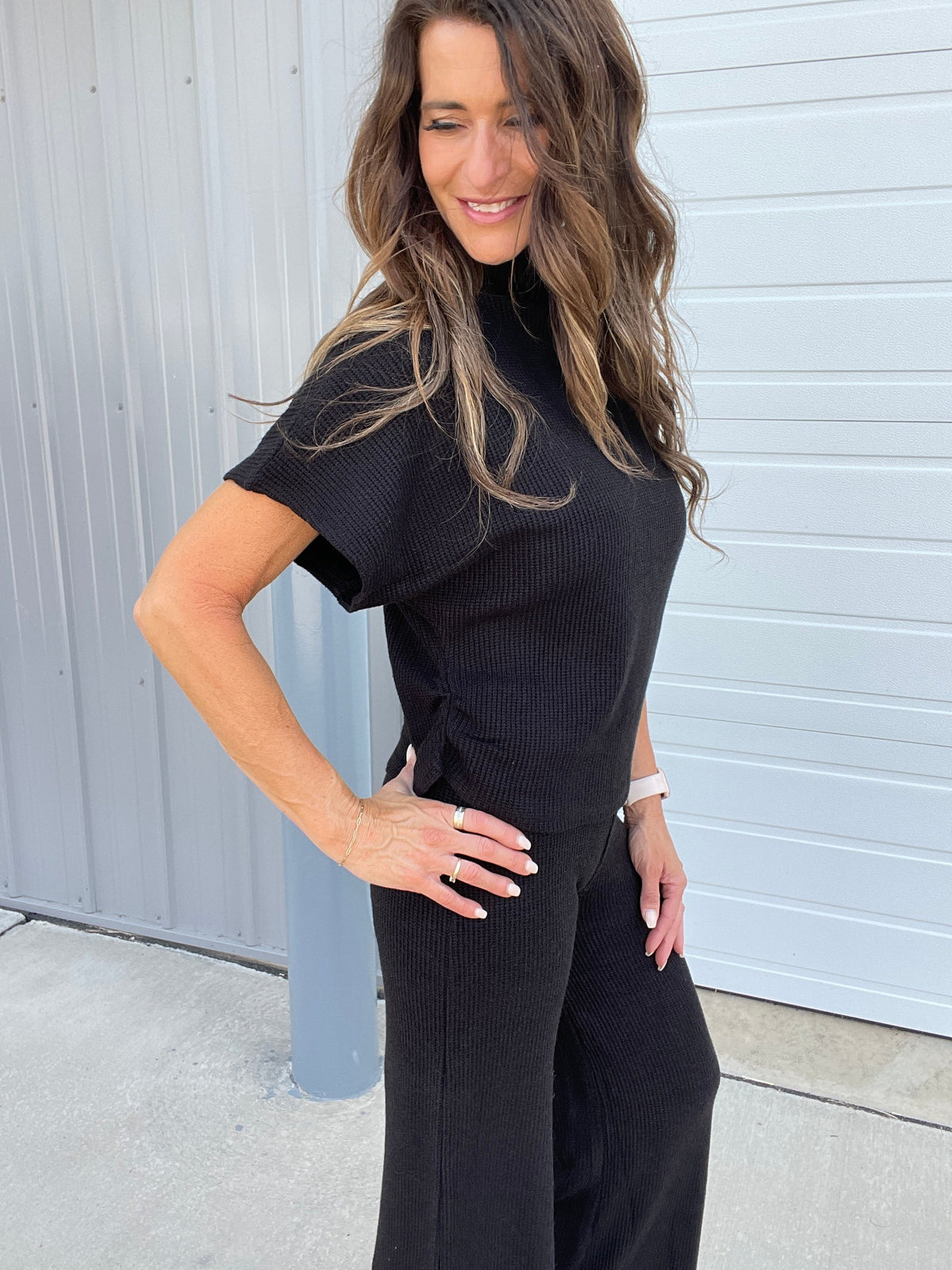 Set The Bar Top In 3 Colors: Black, Mocha. Camel *Final Sale*