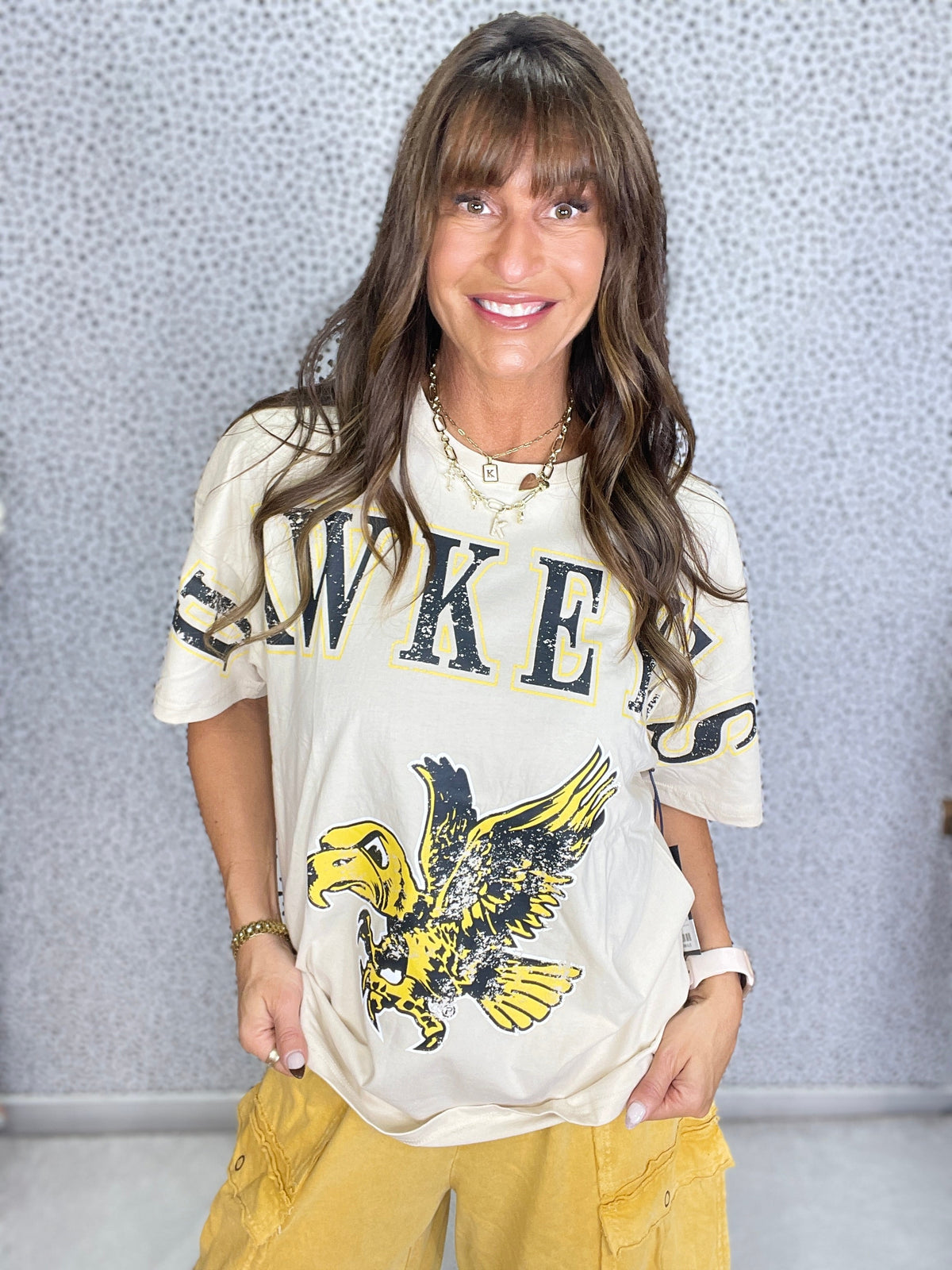 Iowa Southern Split Oversized Band Tee in 2 Colors