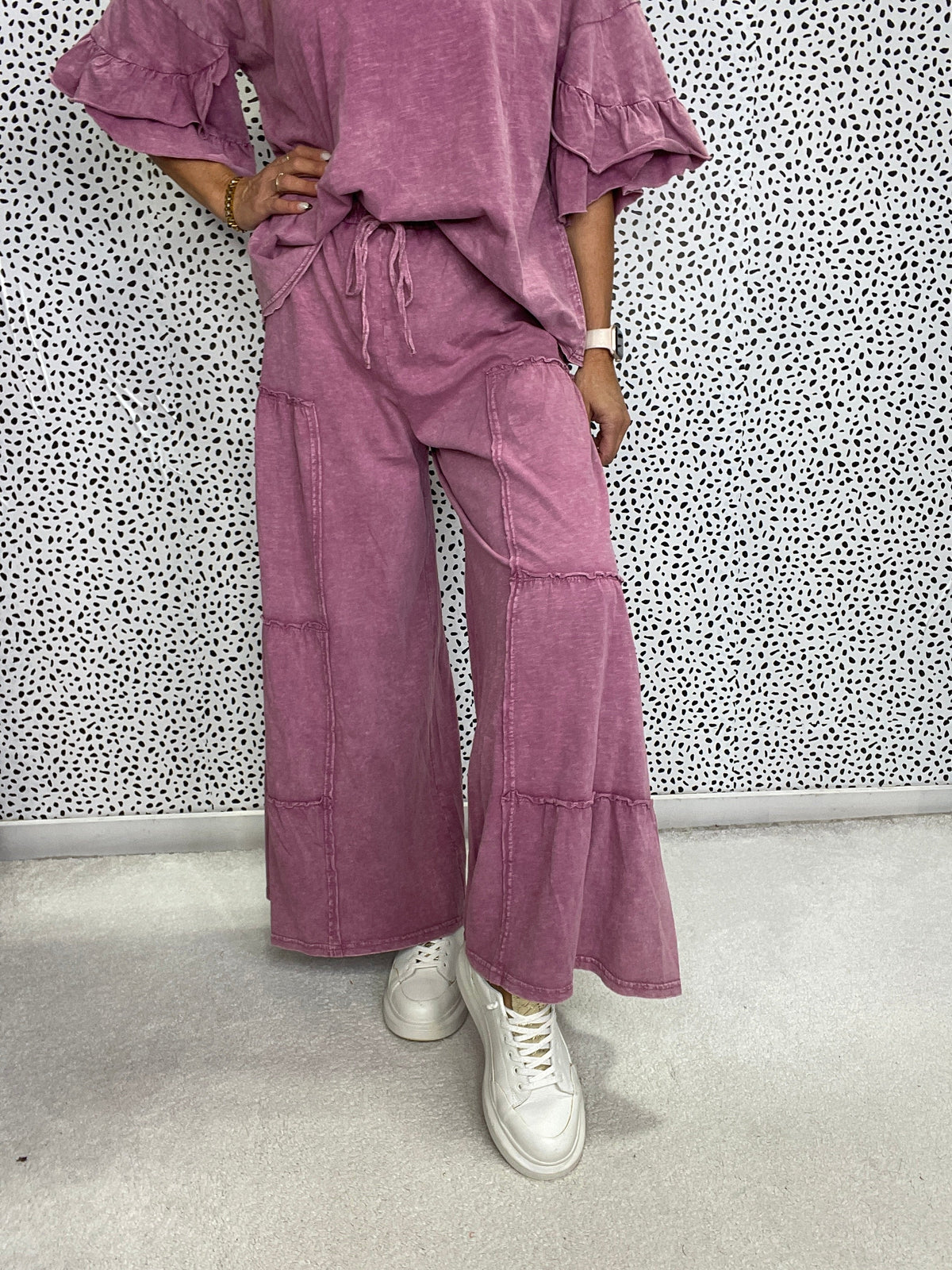 Going All In Mineral Washed Pants In 4 Colors
