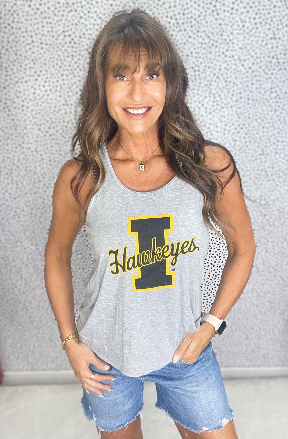 IOWA Cursive Tank Top In 2 Colors
